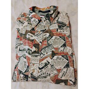 Vintage Tommy Hilfiger Shirt Twin Pines Long Sleeve Button Down Mens Large